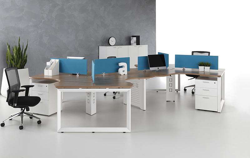 桌上屏 钢架-口字形（三角管）Tab， 塔伯